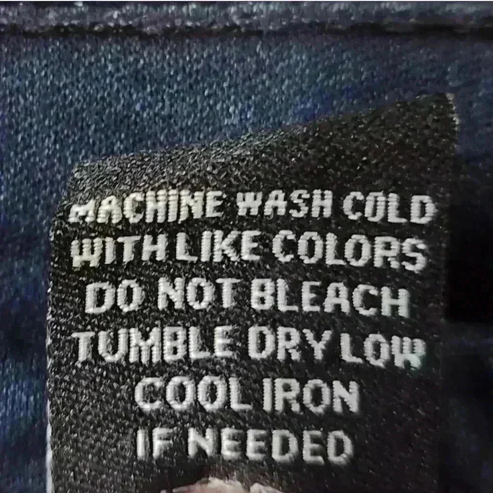 Alloy Apparel Power Stretch Medium Rise Dark Wash Embroidery Detail Skinny Jeans - Picture 6 of 9